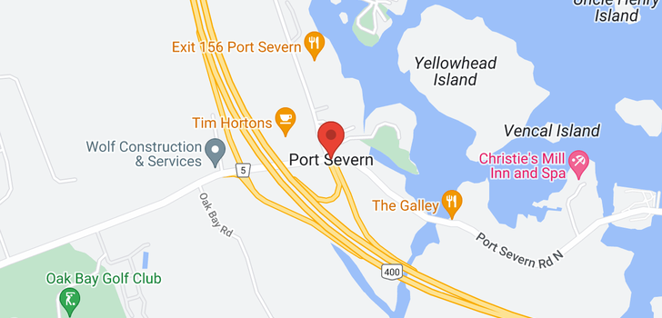 map of 3182 PORT SEVERN ROAD